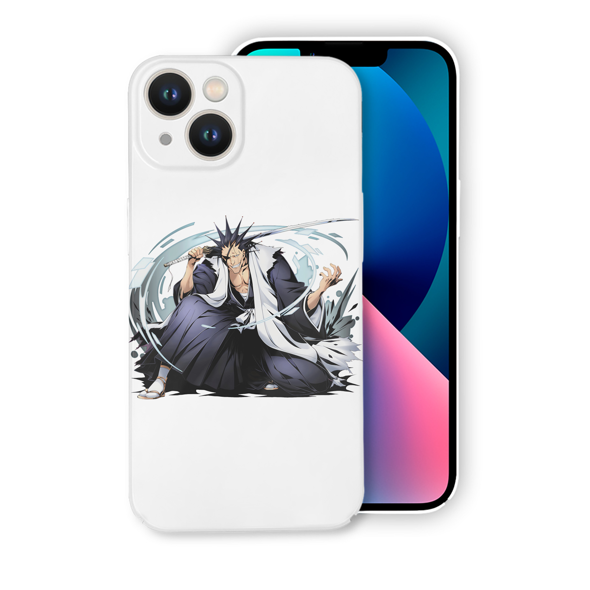 （画像用） ブリーチ ざらき けんぱち BLEACH Zaraki Kenpachi 【iPhone 14シリーズ対応】ハードケース